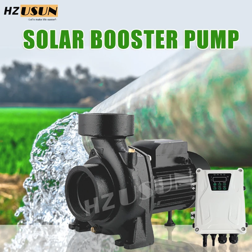 

2 HP DC Surface Water Pump for Irrigation Controller Solar Powered Surface Mounted Dam Water Pressure Booster Pumps Kit Price