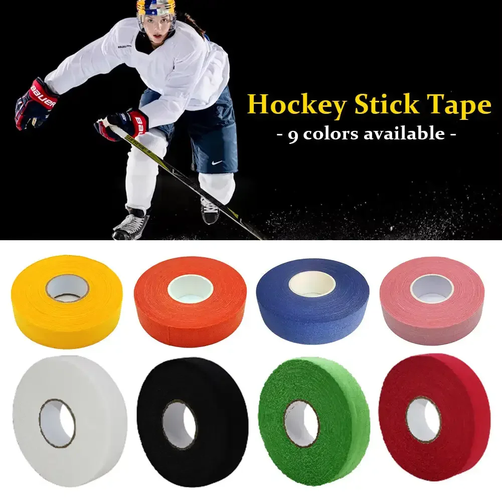 25M Self-Adhesive Hockey Tape 27 Yards Hockey Stick Tape Badminton Handle Ice Hockey Grip Tape Roll Anti-slip Sport Accessories