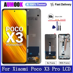 6.67 For Xiaomi POCO X3 Display LCD Touch Screen Digitizer For POCO X3 Pro NFC LCD Replacement Parts M2007J20CG Display