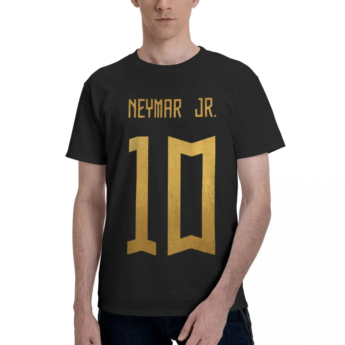 Neymar And Jr Brazil Celebrate Soccer Striker 11 Graphic Sports High quality Championship T-shirts