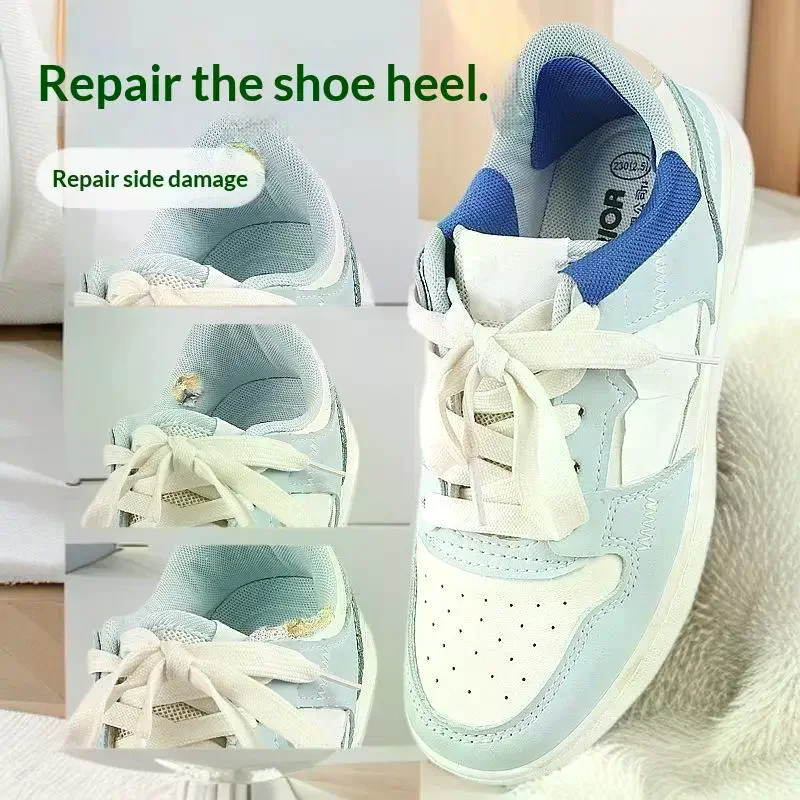 8Pcs Sneakers Heel Repair Shoe Side Damage Lining Patch Sticker Shoe Heel Wear Repair Patch Suitable for a Wide Range of Shoes