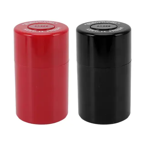 Round Plastic Airtight Stash Jar Smell Proof  Herb Storage Case Sealed Tank Container for Smoking Stash Box