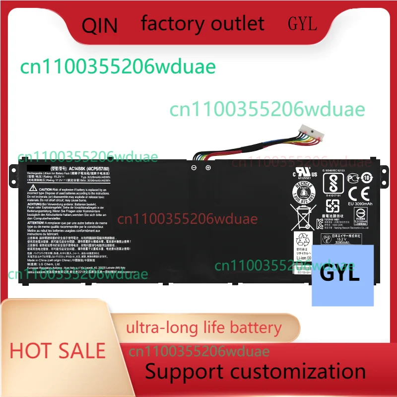 

New AC14B8K Laptop Battery For Acer Aspire CB3-111 CB5-311 ES1-511 ES1-512 ES1-520 S1-521 ES1-531 ES1-731 E5-771G V3-371 V3-111