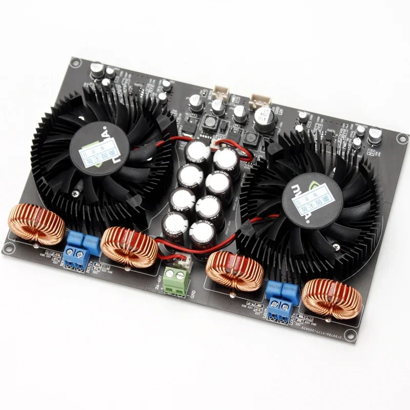 TPA3255 class D dual chip 2.0 600W+600W digital power amplifier board