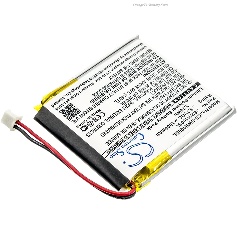 3.7V 1000mAh Wireless Headset Battery SP 624038,LIS1662HNPC for Sony WH-1000xM3,WH-XB900,WH-XB900N,WH-1000XM4,WH-CH710N/B +TOOL