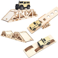 LDARC Desktop Simulation Off-road Obstacle Course for 1/43 1/58 1/64 RC Model Car Crawler Toy Field