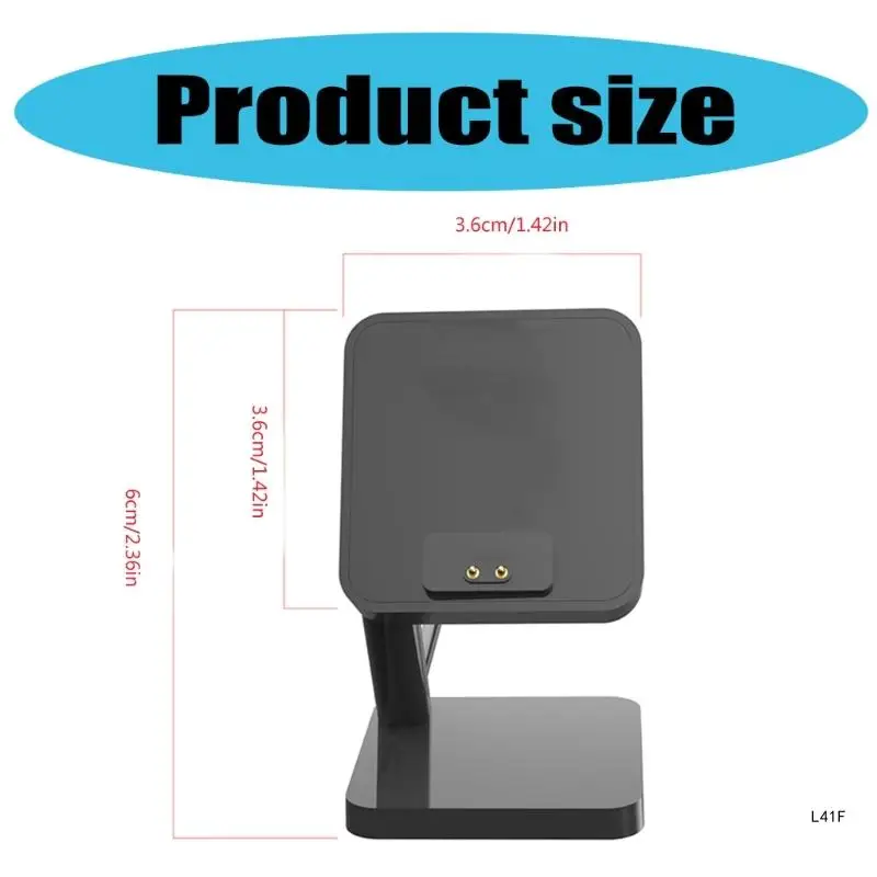 Power Adapter Dock Bracket Base Compatible for Watch 5 Active/5 Lite Smartwatch Charging Platform Stand