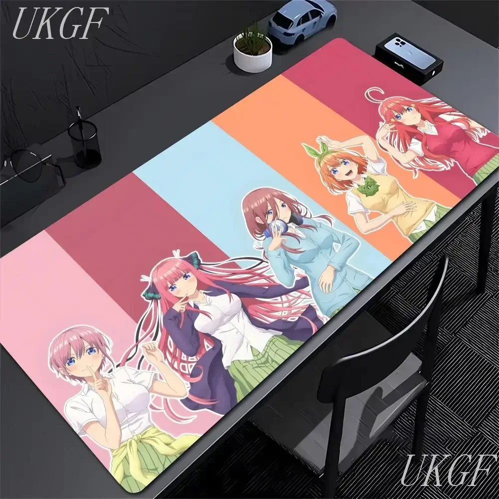 The Quintessential Quintuplets Ichika Nakano Anime Mouse Pad Large Gaming Mouse Pad LockEdge Thickened Table Desk Mat