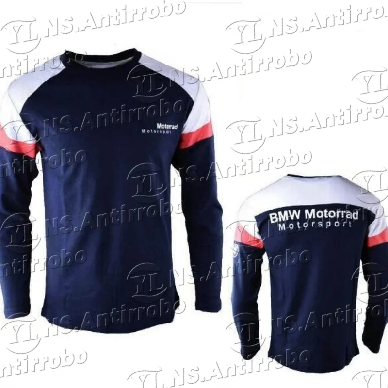 

Для BMW Motorrad Motorsport футболка темно-синяя мотоциклетная супербайк Motos езда летняя мужская не выцветает дышащая быстросохнущая