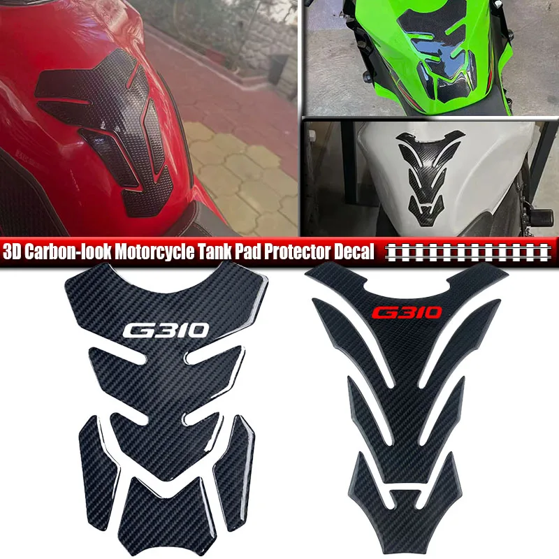 3D Motorcycle Tank Pad Protector Stickers Fit For G310GS G310R G310 R G 310 GS