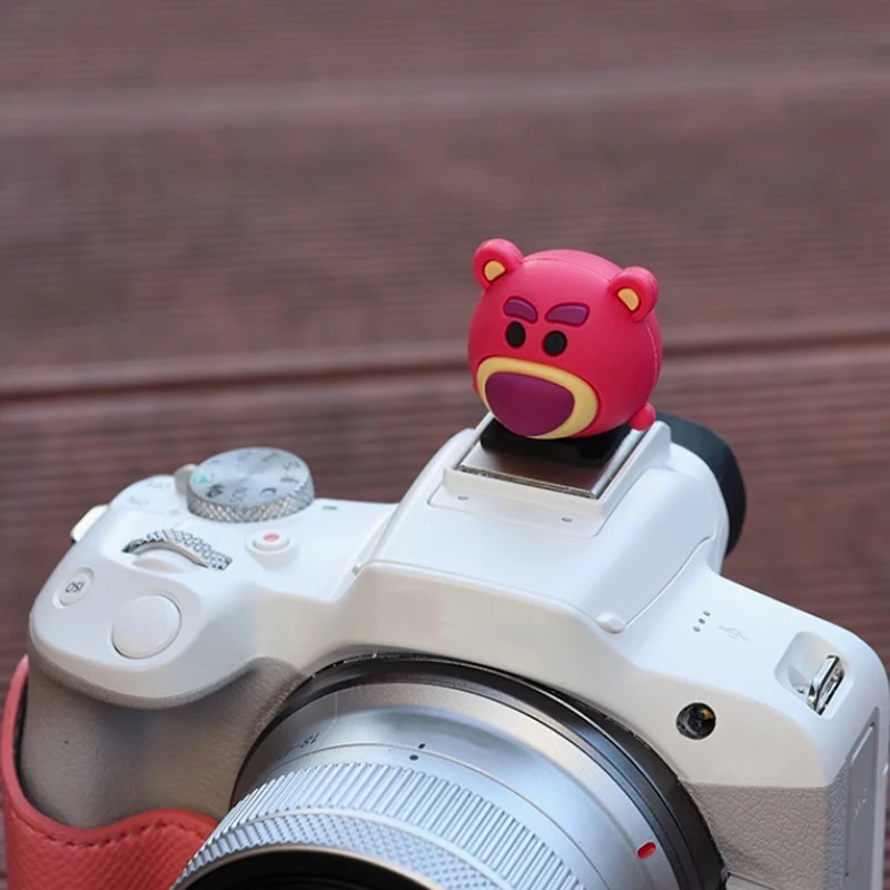 NONE Kamera-Cartoon-3D-Blitzschuhabdeckung, Blitzkappenschutz für Canon, Nikon, Leica DSLR, Sony Kameras Zubehör 8