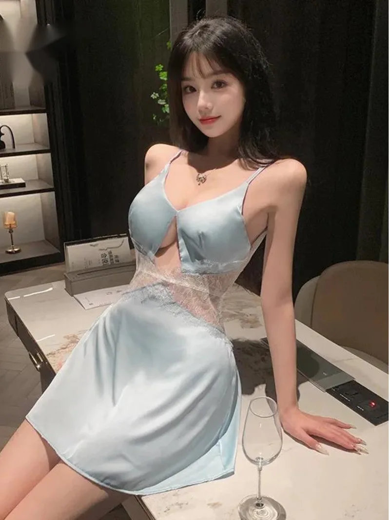 

Экзотическая летняя модная женская одежда, новое облегающее элегантное платье с милым кружевным узором на талии и бретельками на спине, SJCS