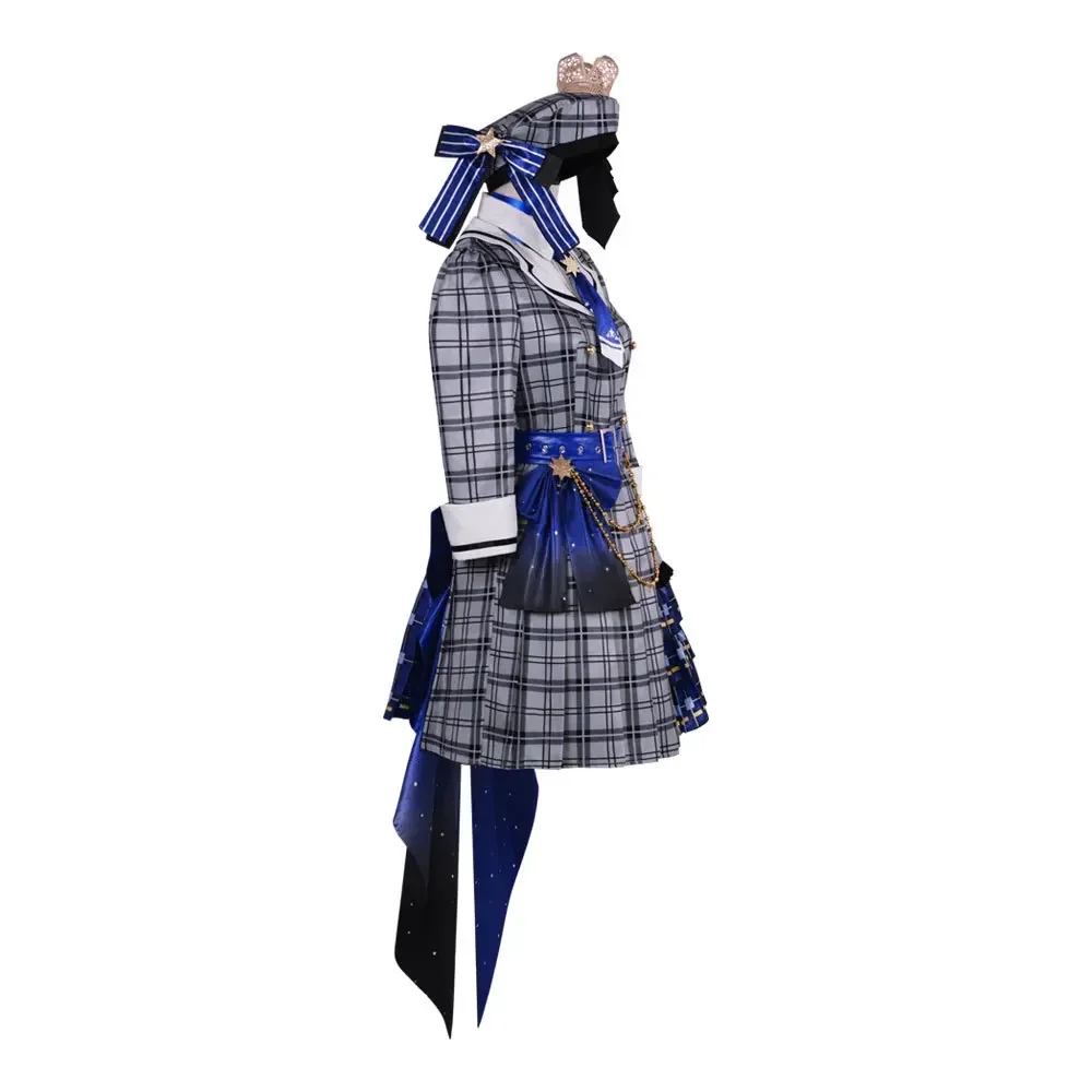 Anime Hoshimachi Hosimati Suisei Cosplay Costumes Wig Halloween Uniform Carnival Outfit Stage Dress