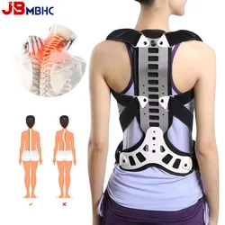 Posture Corrector Reinforced Belt Lumbar Column Vest Adjustable Back Support Strap Shoulder Spine Brace Neck Stretcher Trainer