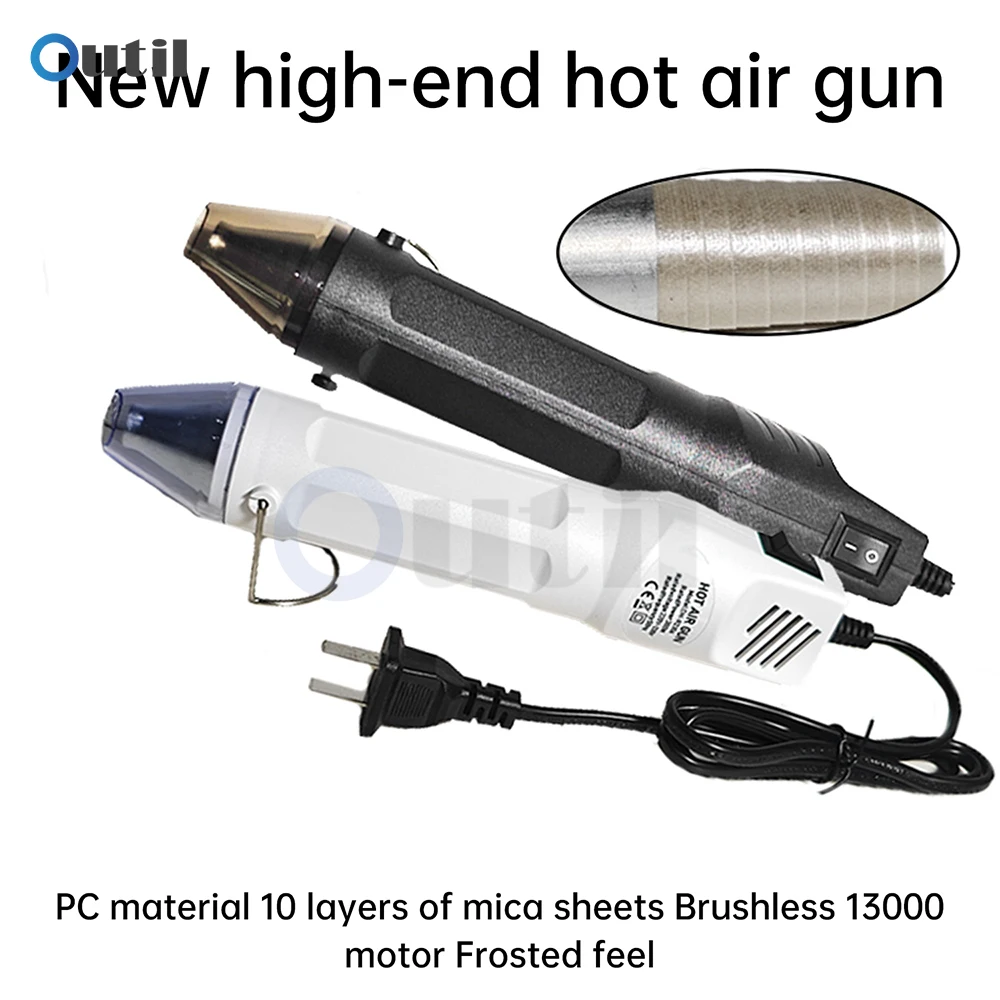

220V Hot Air Gun DIY Soldering Temperature Blower Gun Electric Power Hot Dryer Mini Heat Gun For Crafts Shrink Tubing Car Wrap