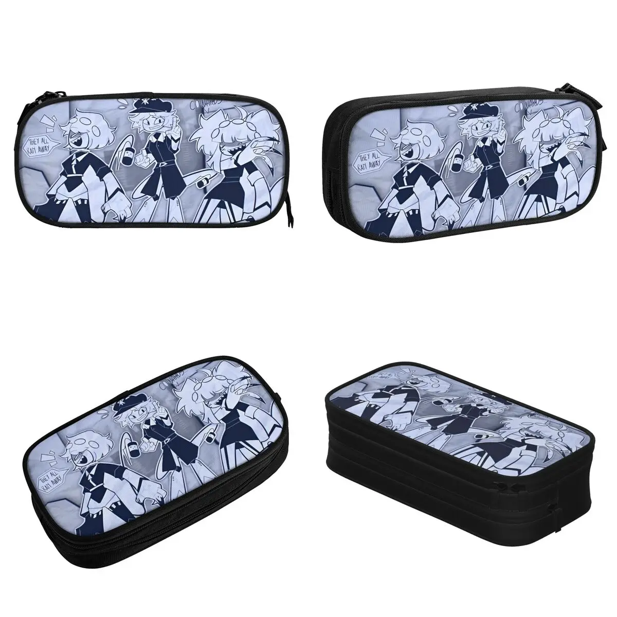 Miss Circle Cartoon Pencil Case Fundamental Paper Education Pencilcases Pen Box for Girl Boy Large Storage Bags Students School