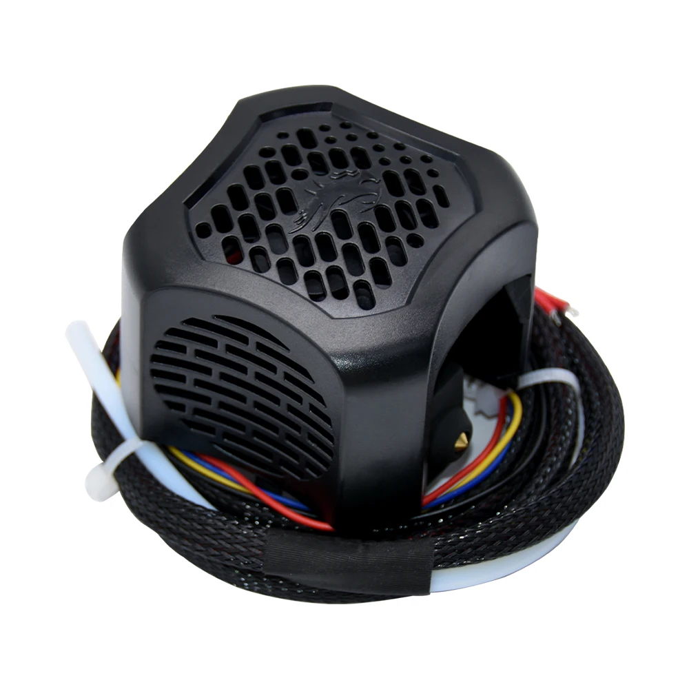 Yüksek kaliteli Ender 3 V2 tam Hotend kiti 3D yazıcı aksesuarları monte sıcak sonu ile çift hayranları için Ender-3 V2 yükseltme parçaları
