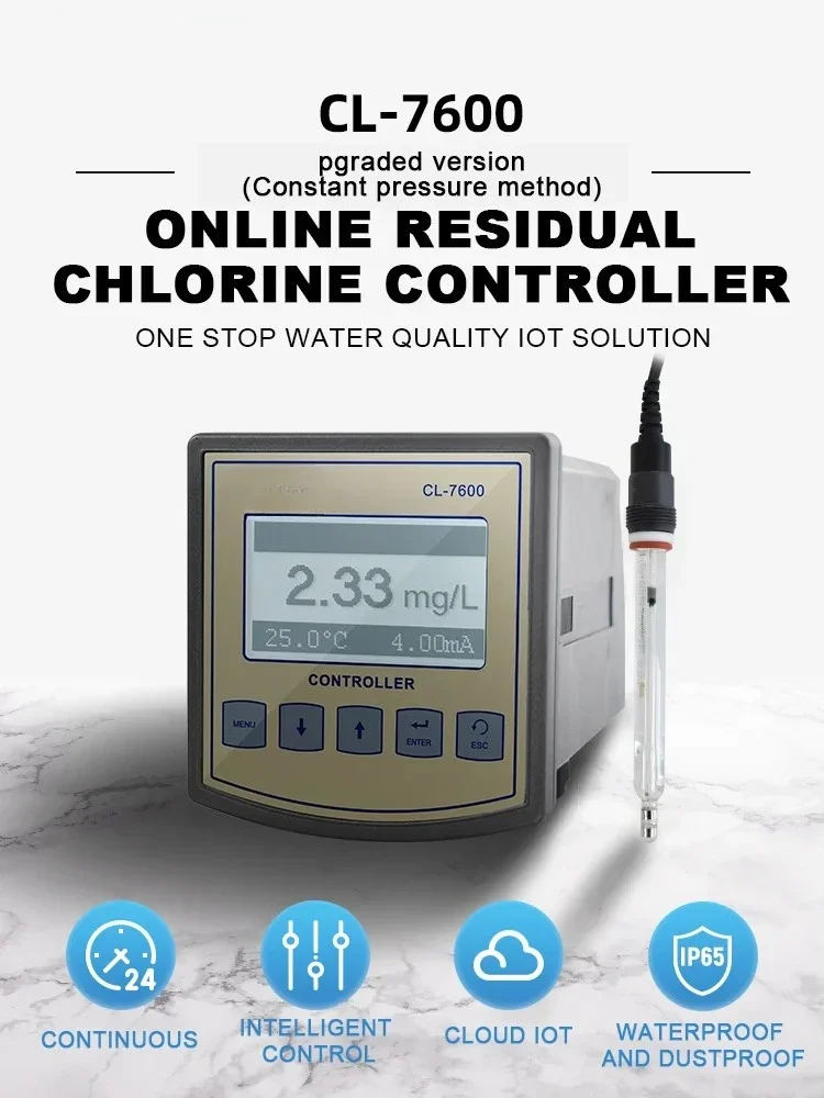 NOBO Residual Chlorine test in Water CL-7600 Online Residual Chlorine Analyzer Factory Price of Water Free Chlorine Sensor