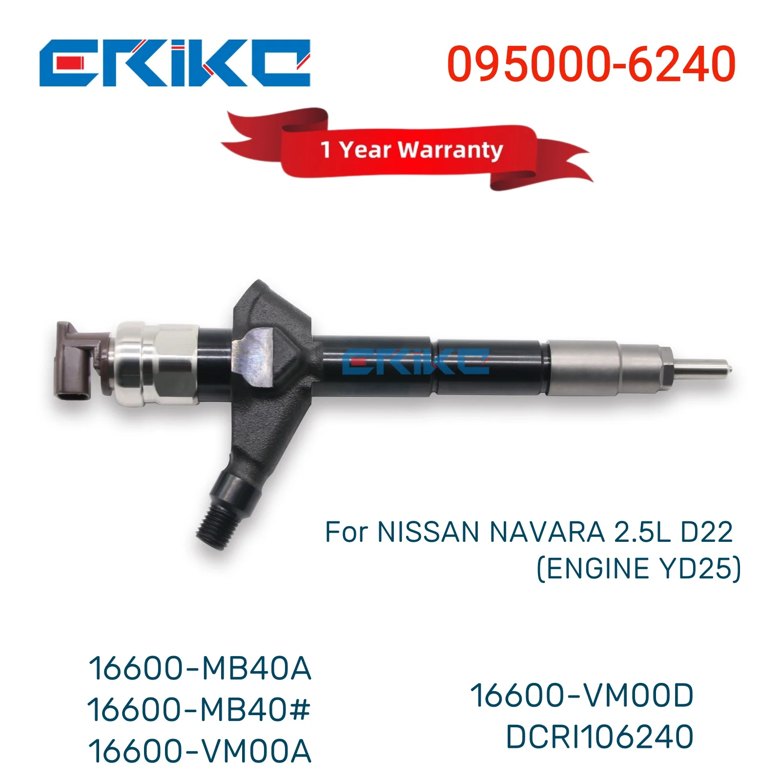 

095000-6240 095000-6241 Auto Fuel Injector 16600-MB40A 16600-MB40# Original Fuel Injector 16600-VM00A for Toyota