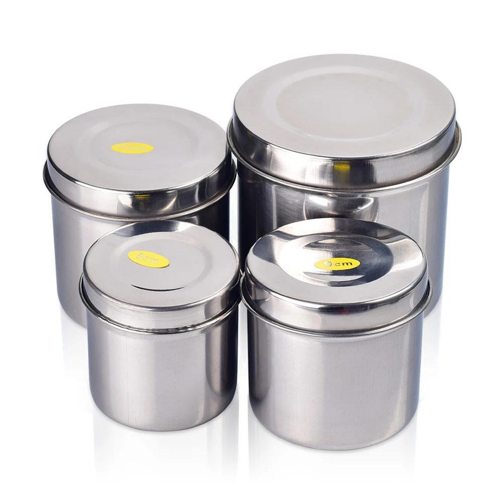 

2Pcs Disinfection Sterilizer Bottle Alcohol Wipes Iodine Proof Lab Cylinder Medical Supplies Storage Practical