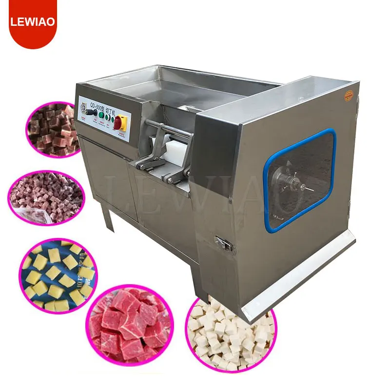 Vegetable Cube Frozen Dicer Strip Frozen Buffalo Meat Cutting Machine Beef Cutter