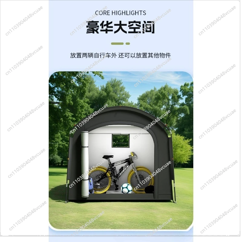 Cross-border Rainproof Bicycle RV Tent Outdoor Parking Tent Storage Convenient Storage Bicycle