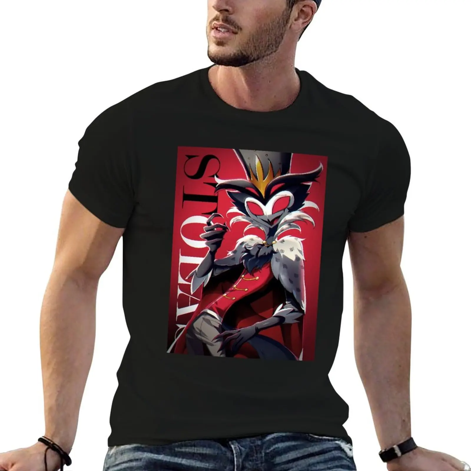

Helluva Boss - Stolas T-Shirt man t shirts for men men t shirt cotton 100% t shirt for man 100 percent cotton T-Shirt