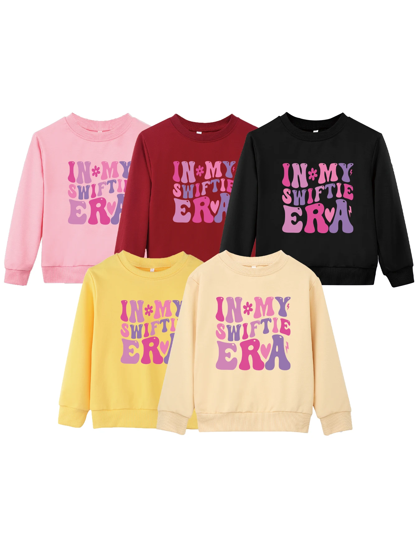 Long Sleeves High Quality Crewneck Pullover Boy Girl Warm Hoodies In My Swiftie Era Print Trendy Tops Casual Sweatshirts