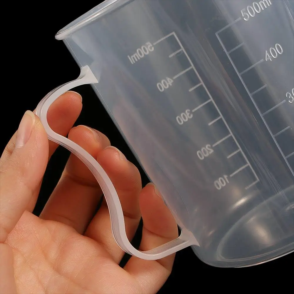 Kitchen Tool Measuring Tool Durable Transparent Plastic Reusable With Handle Measuring Cylinder Measuring Cup Measuring Jug