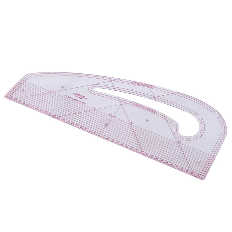 1pc Garment Cutting Plastic Quilting Ruler for Sewing Patchwork Tools Tailor Craft Scale Rule Drawing Accessories