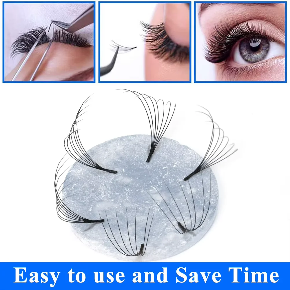 Premade Volume Fans Eyelash Extension Sharp Narrow Stem Fan Lash Natural Soft Faux Mink Eyelashes Wholesale Wendy Lashes