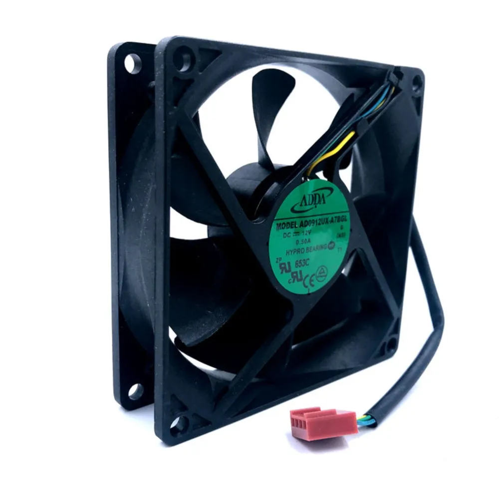 New 92mm 90mm PWM 12V FAN FOR ADDA AD0912UX-A7BGL 9225 3900RPM 50CFM CPU Cooling Fans