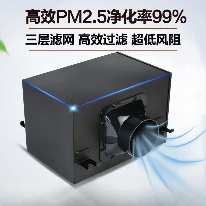 High Efficiency System Duct Fan Air Purification Box Pre-Filter Screen Deodorization Dust Haze Removal Primary Cleaning