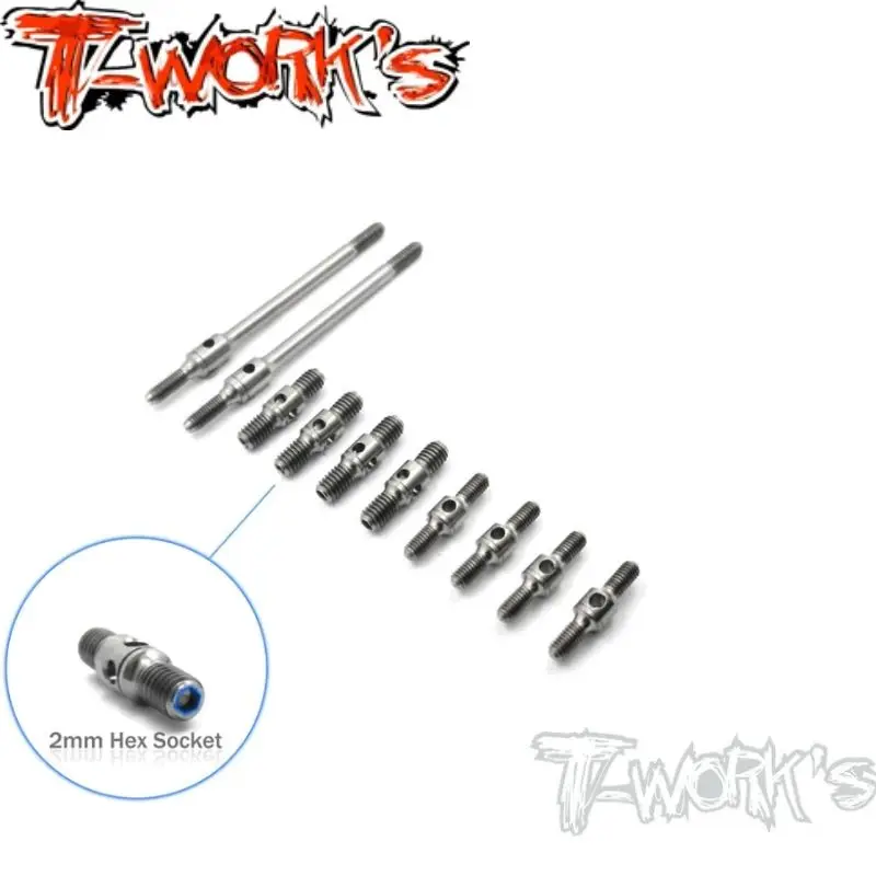 Original T works TB-102 64 Titanium Turnbuckle Set For Mugen MRX-6 Rc part