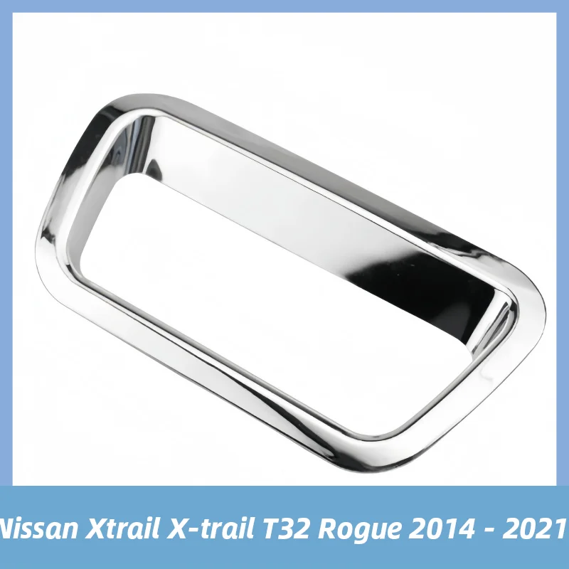 

For Nissan Xtrail X-trail T32 Rogue 2014 - 2021 Rear Brake Lamp Light Cover Detector Frame Sticker ABS Chrome Trim Accessories