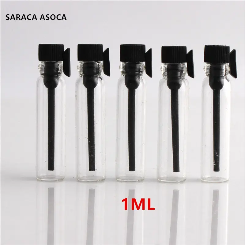200pcs 3ml 2ml 1.5ml 1ml 0.5ml Clear Glass Vail Tester Perfume Bottle Small Glass Perfume Test Vial - Image 2