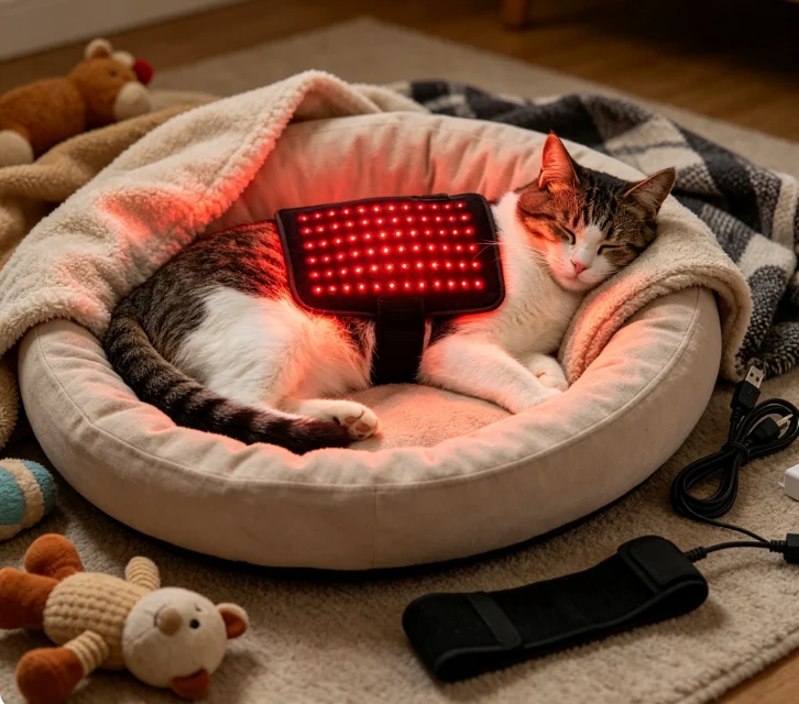 Ma Hong Red Light Treatment Pad, 660nm 850nm LED Light Pad, Suitable for Horse Pets, Supports Body Comfort and Pain Relief