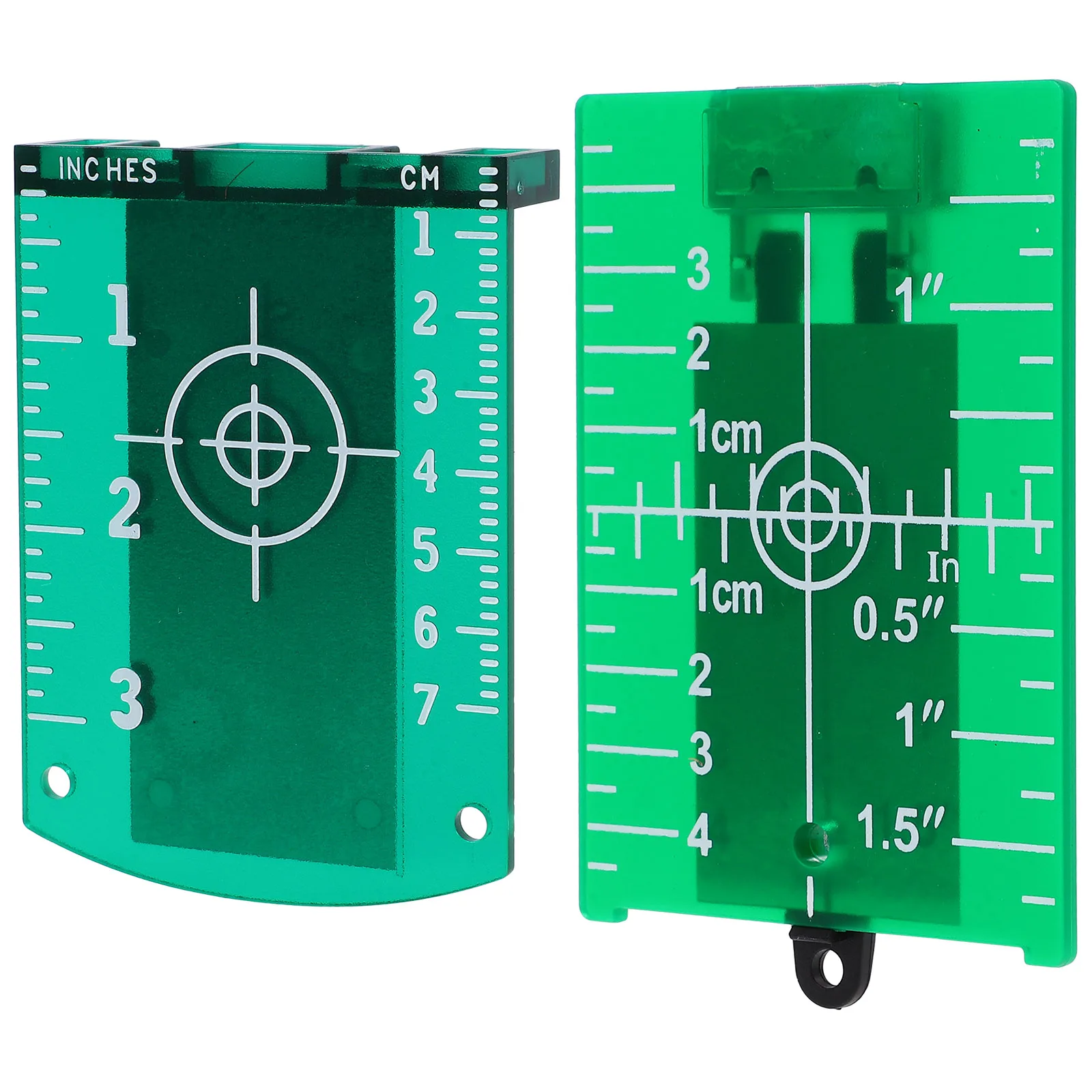 

2Pcs Laser Target Magnetic Board Heavy Duty Plate Target Card Plate Stand Accurate Leveling Construction Site Laser Level Meter