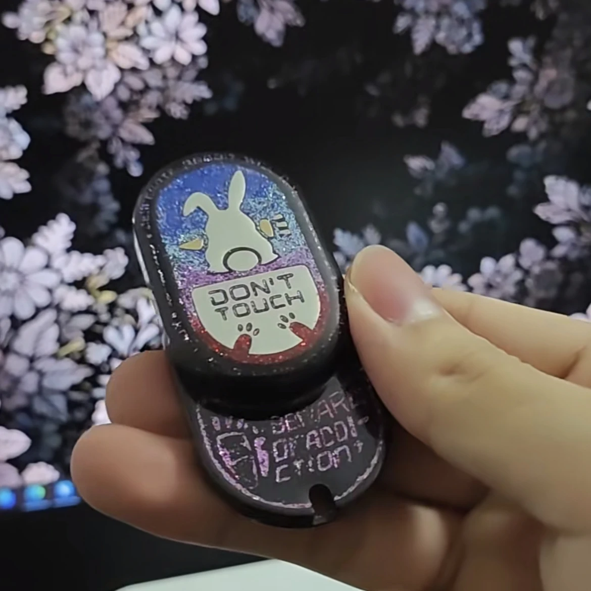 MOT Chagrijnig Konijn Kleurrijke Verzegelde Kristal Fidget Slider EDC Fidgeting Speelgoed Zintuiglijke Anti Stress Fidget Spinner Speelgoed