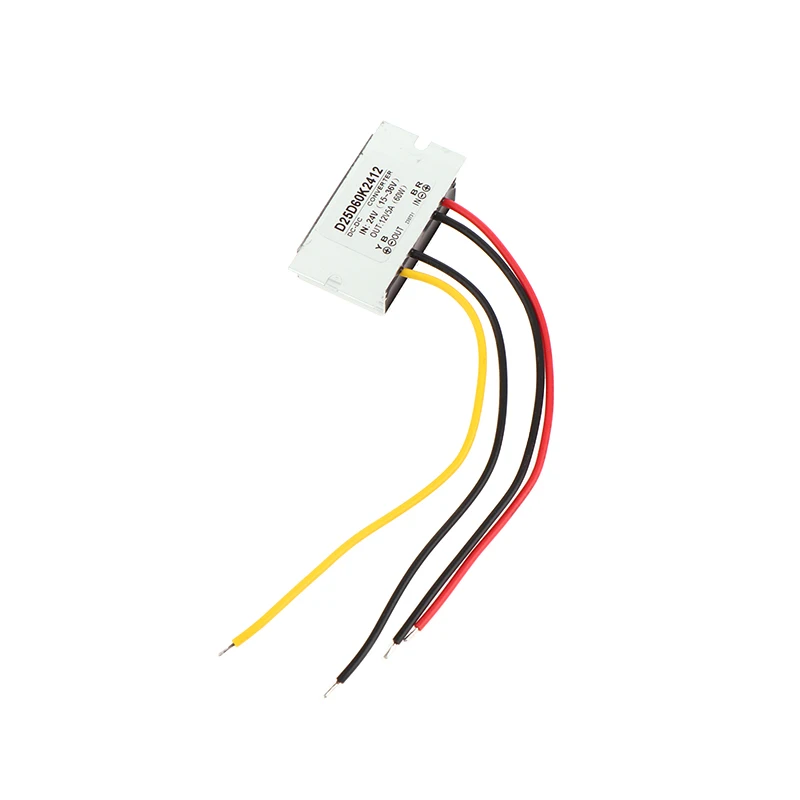 1 buah 24V ke 12V 5A DC konverter Step Down Regulator tegangan modul Reducer catu daya untuk lampu Led mobil truk perahu