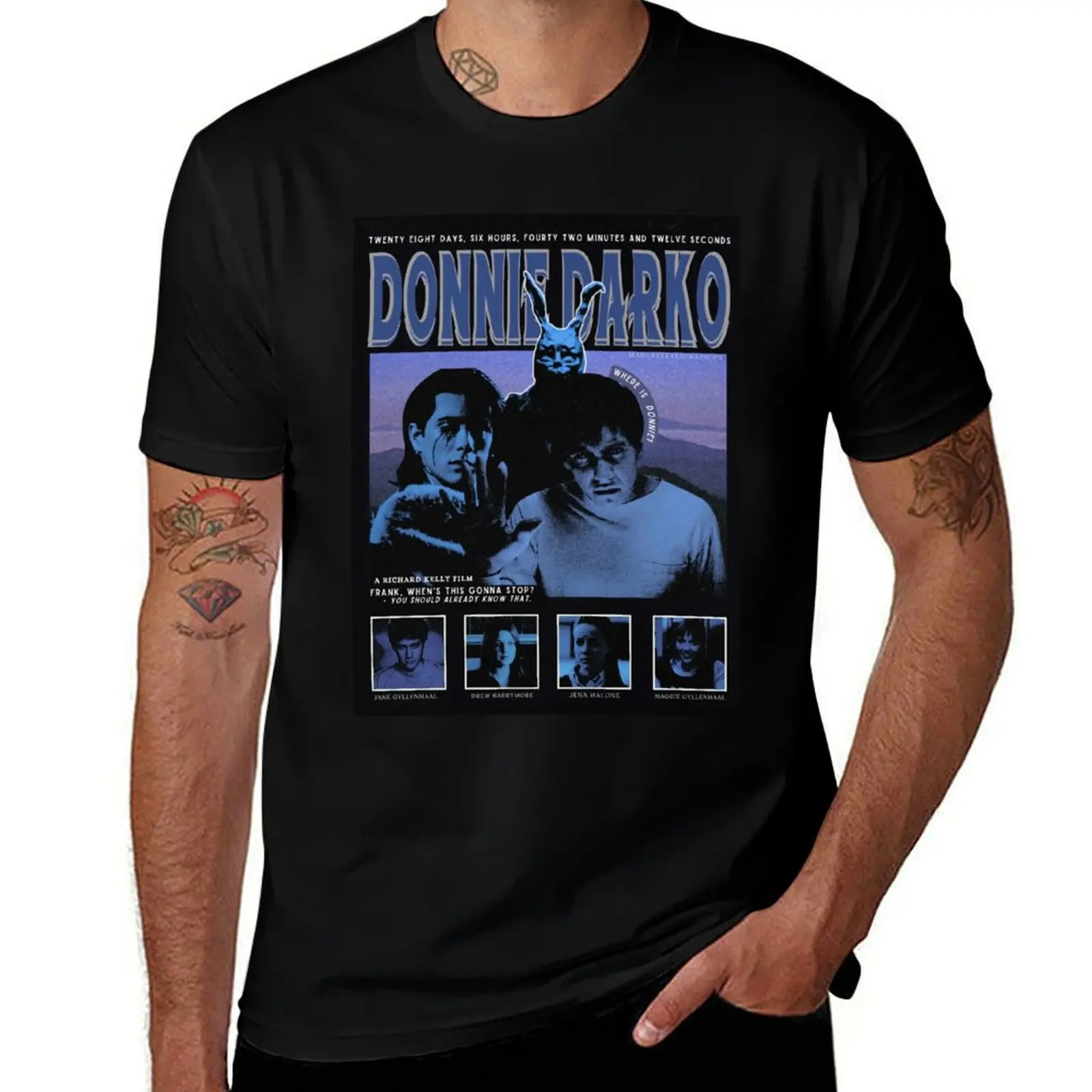 Donnie Darko Movie Poster T-Shirt Relaxed Casual Short Sleeve Tee T-Shirt