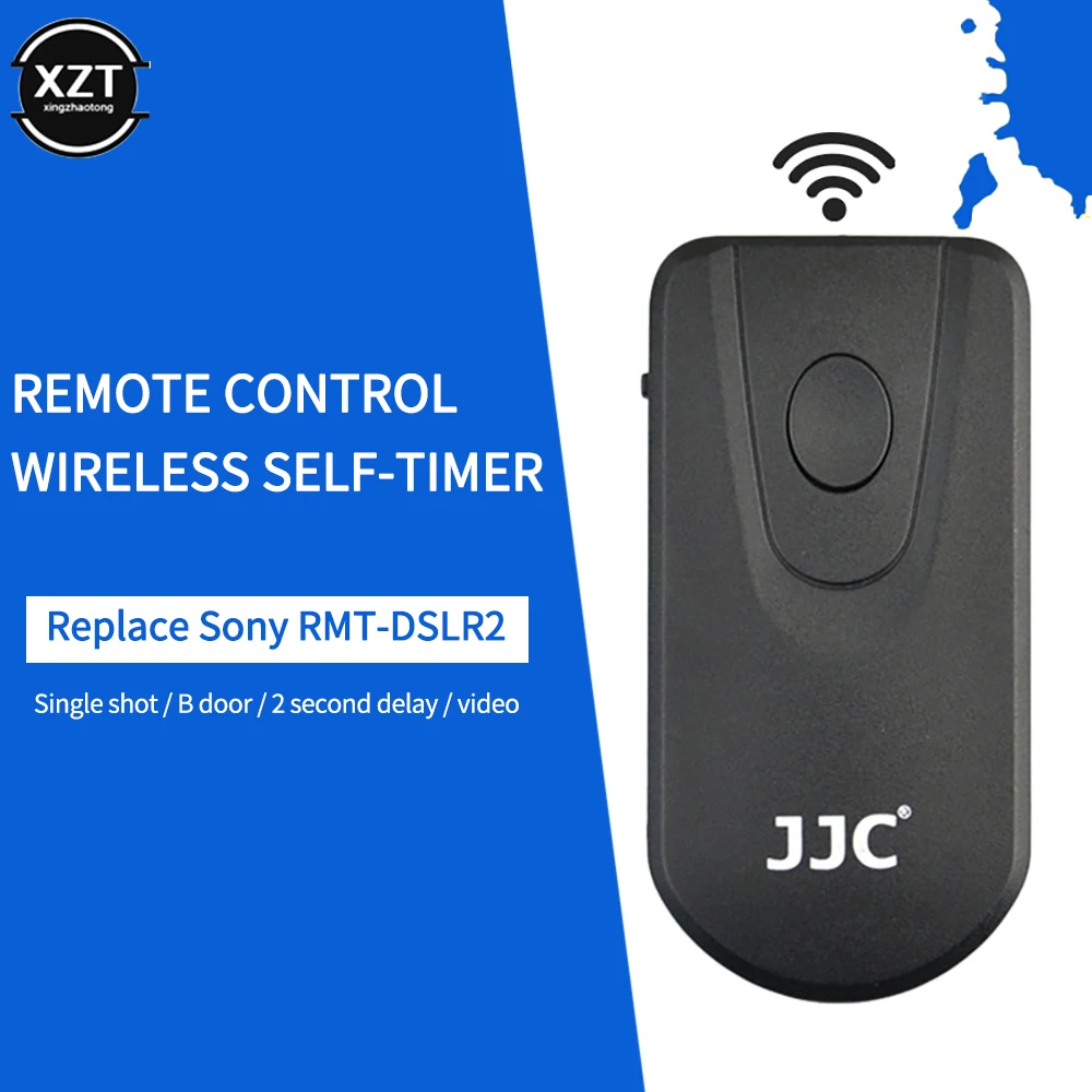 JJC IR Wireless Remote Control Conroller Video Recording for A7RII A7III A6000 A6300 A6500 A6600 A9II A330 A380 A390 A450