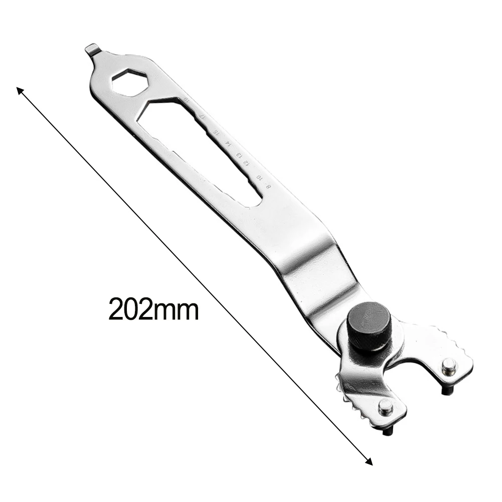 12-in-1 Multi-function Wrench Adjustable Spanner Wrench For Angle Grinder Steel Manual Tool Lock Nut Wrench Pressure Plate