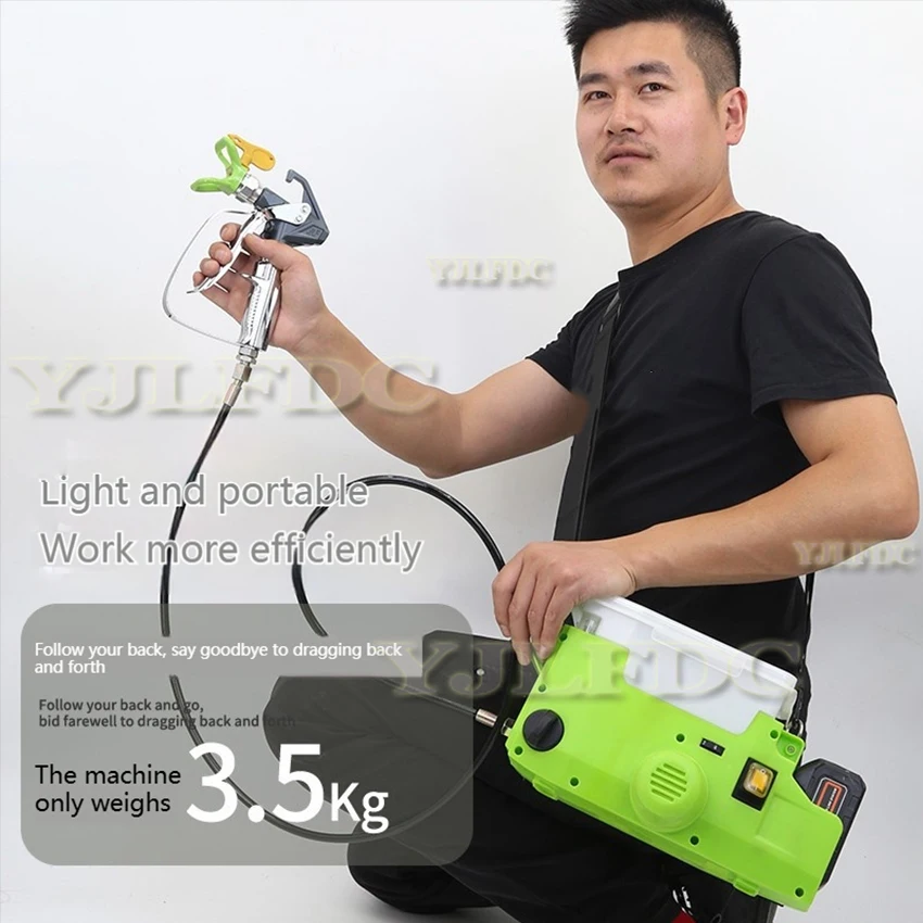 New Airless Sprayer Lithium Battery Professional High Pressure Paint Sprayer Suitable for Makita Battery High-capacity