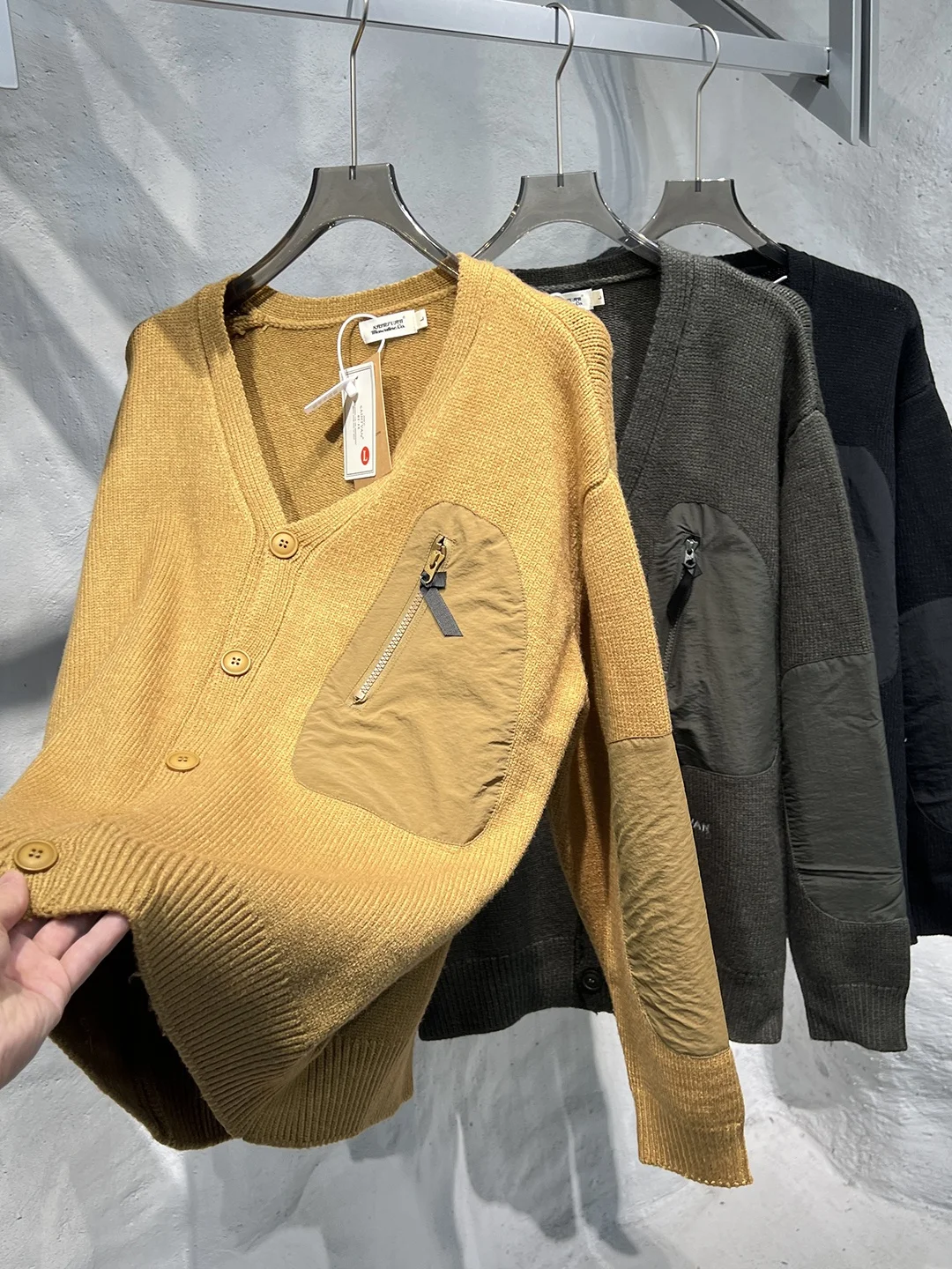 سترة رياضية محبوكة مفتوحة من Faionable فضفاضة تناسب الخريف والشتاء طويلة Sve V-Ne قابلة للتنفس، لون مريح #4