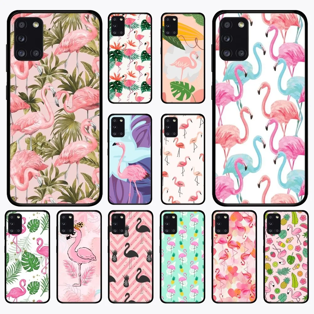 Fashion Flamingo Phone Case For Samsung A 10 11 12 13 20 21 22 30 31 32 40 51 52 53 70 71 72 73 91 13 Shell