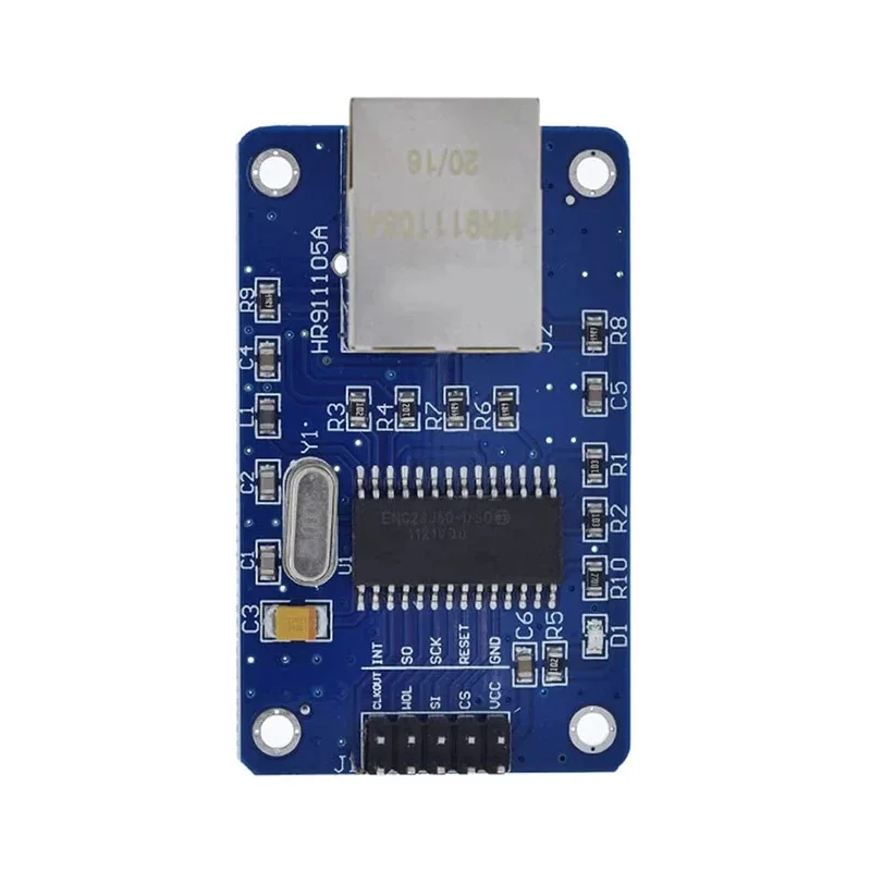 ENC28J60 Модуль сетевой платы LAN Ethernet 25 МГц Crystal AVR 51 LPC STM32 3,3 В для Arduino