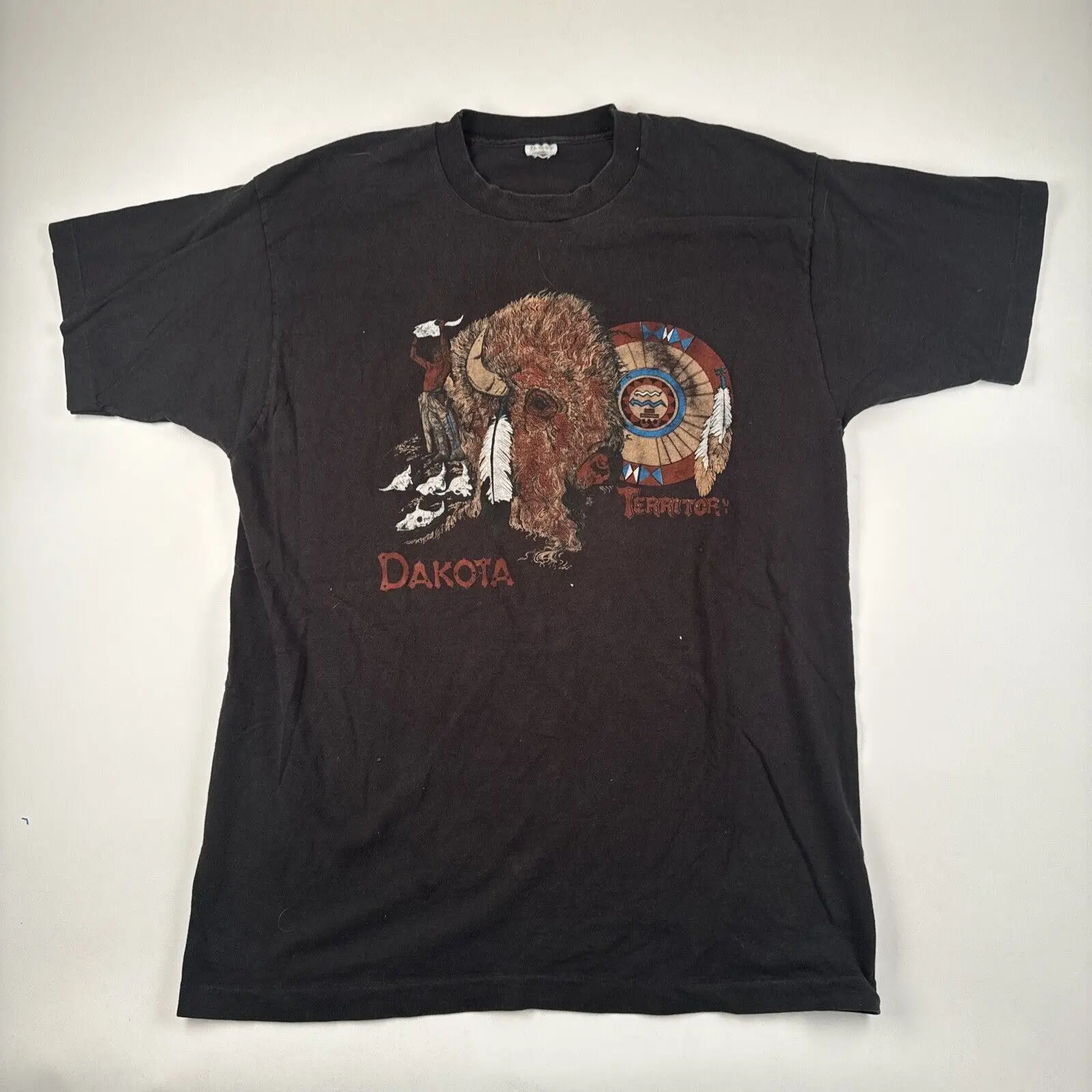 Vintage 90S Dakota Territory T Shirt Size Xl