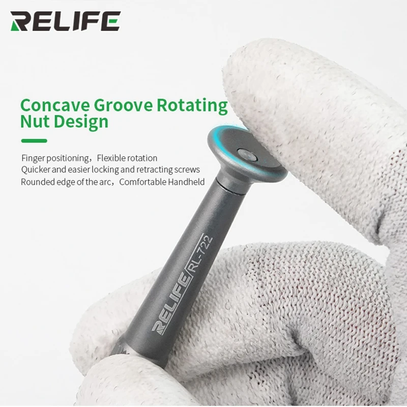 RELIFE RL-722 S2 Precision Screwdriver Magnetic Set Screwdriver Opening Repair Tools Kit For IPhone Camera Watch PC Phone Repair