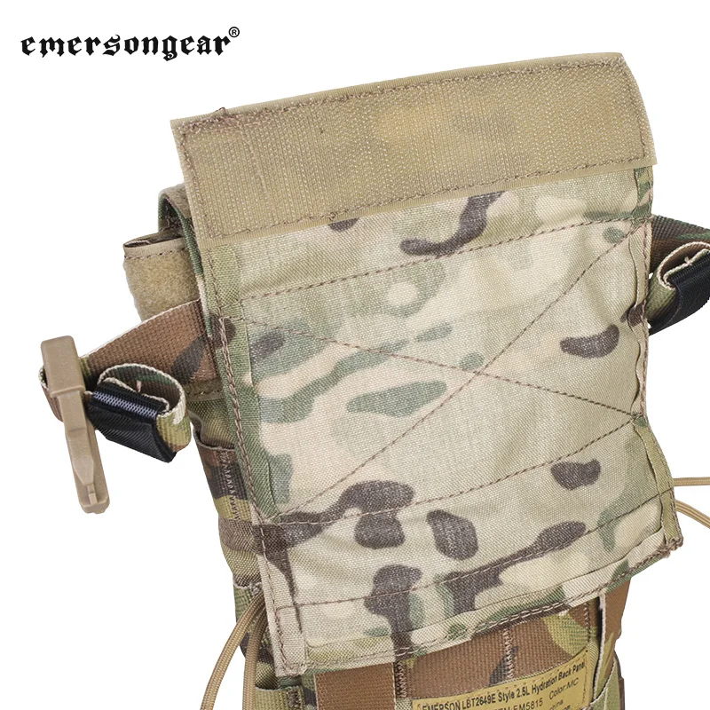 Emersongear hydratace couvat panel tramping kemping voda brašna 2.5L hydratace hon taktická voda pouch brašna kemping EM5815